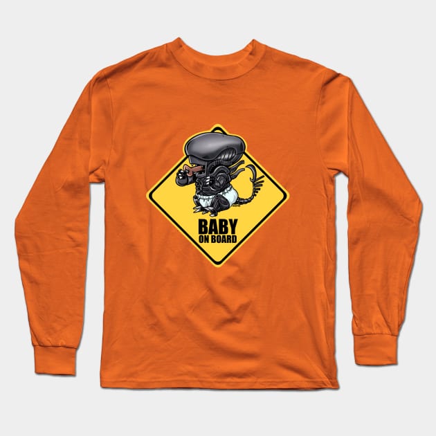 Baby on board Long Sleeve T-Shirt by Albo